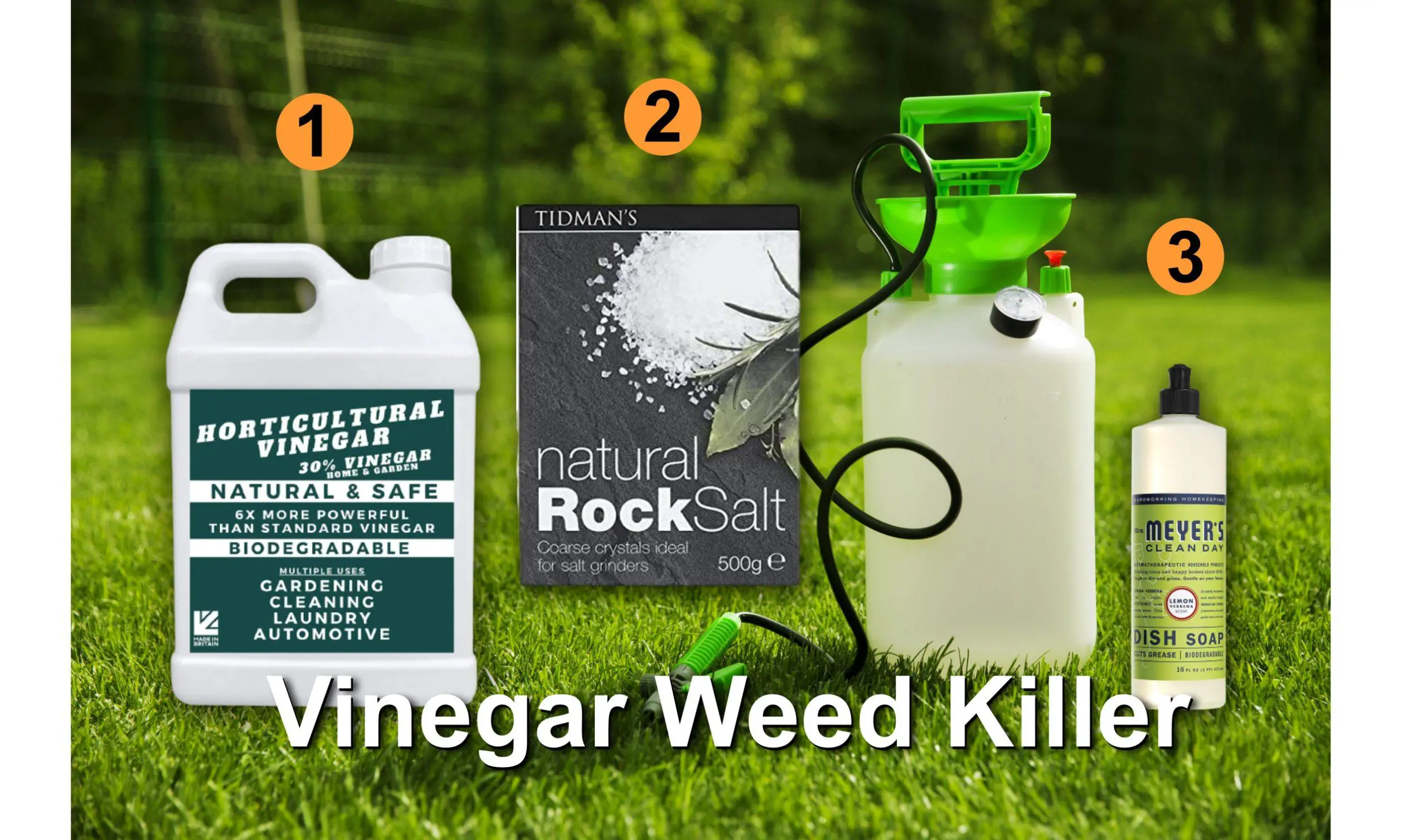 Vinegar weed killer recipe - how its made and applied