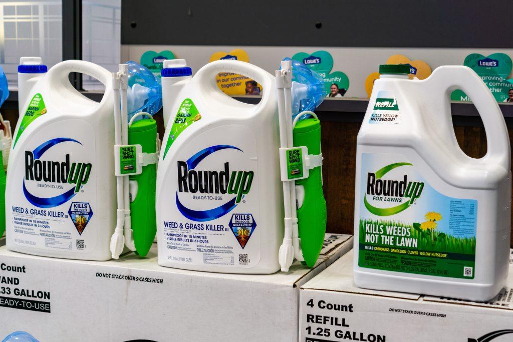 RoundUp weed killer on a store shelf Bayer purchased Monsanto in 2018 and since then there have been more than 10000 lawsuits filed against its subsidiary