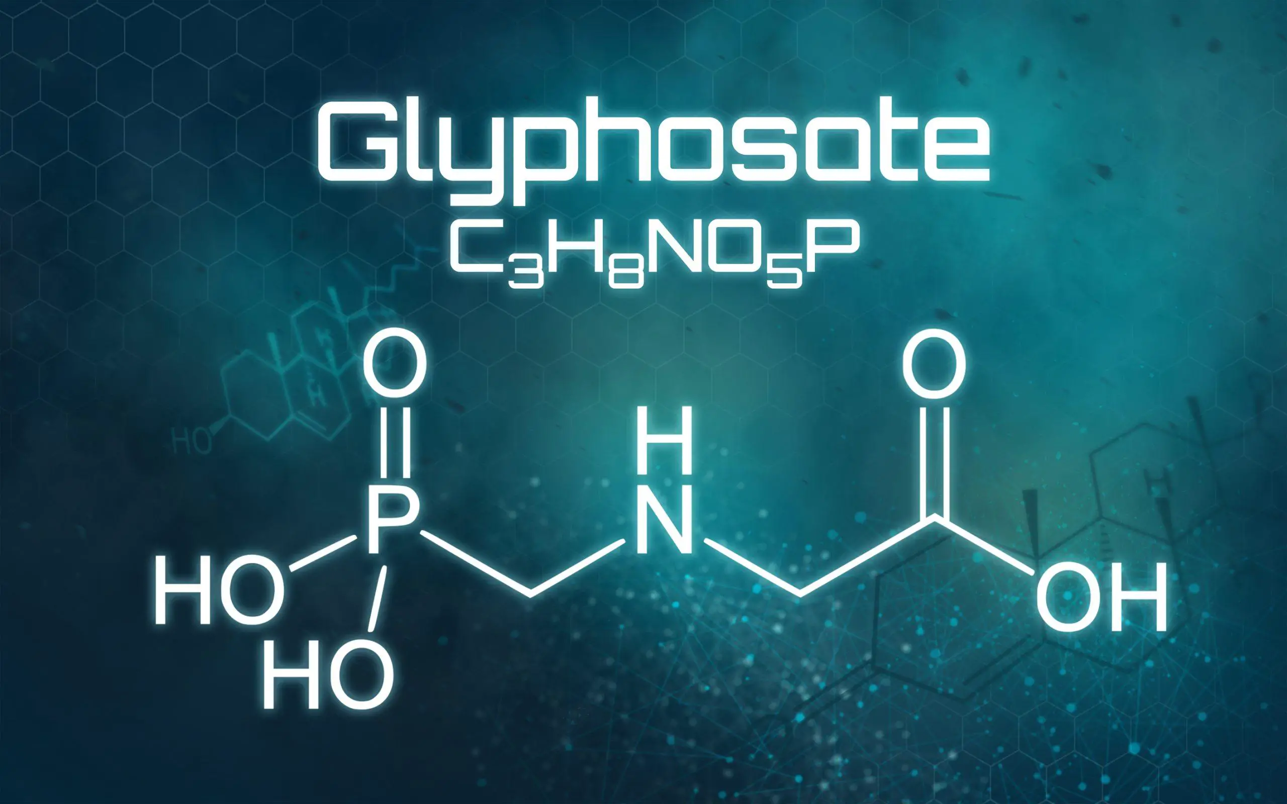 The chemical formula of Glyphosate